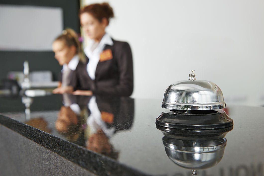 Hotel front desk