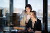 women working in office at desk