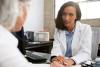 doctor meeting patient in office