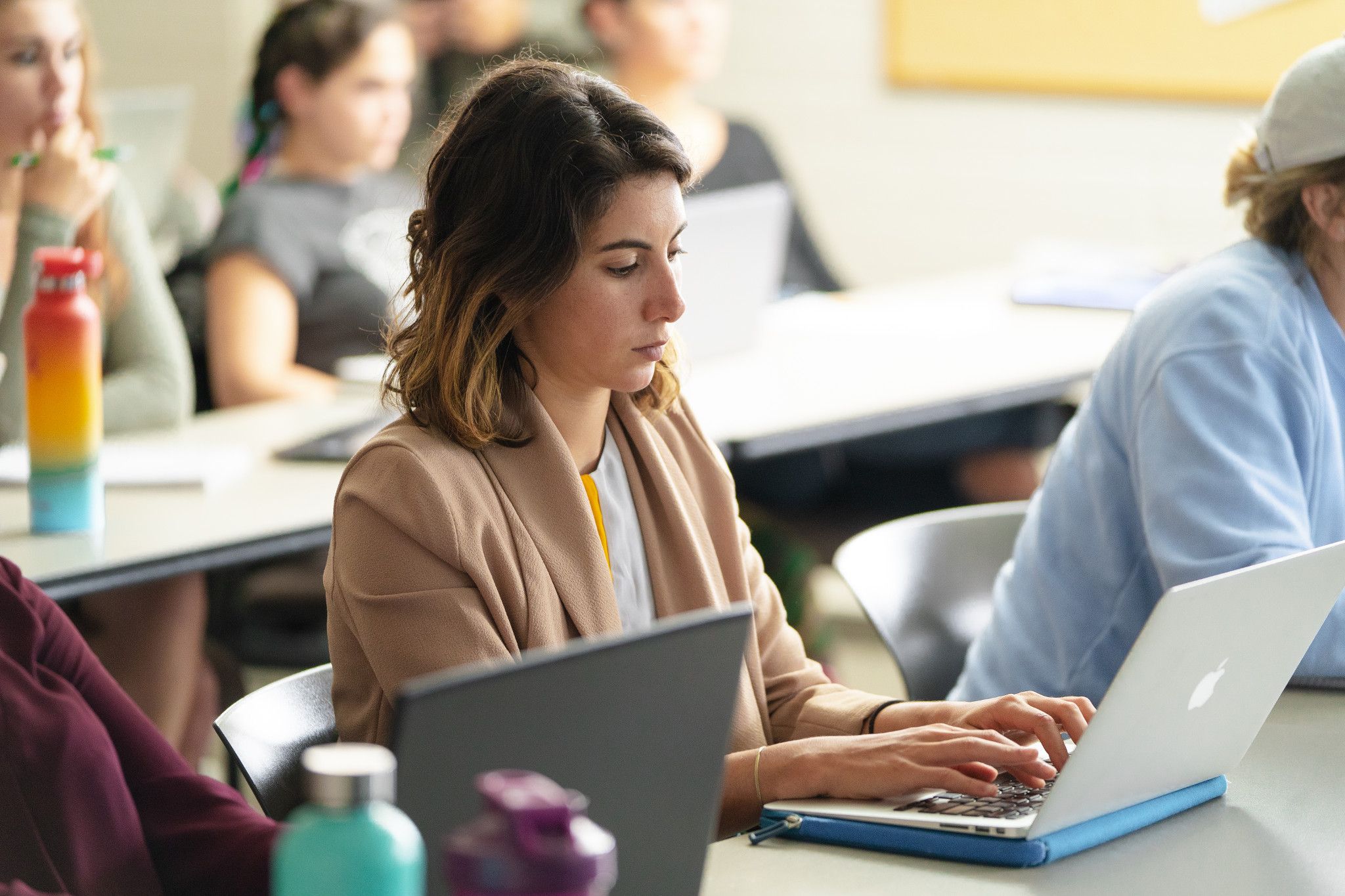 female student in classroom