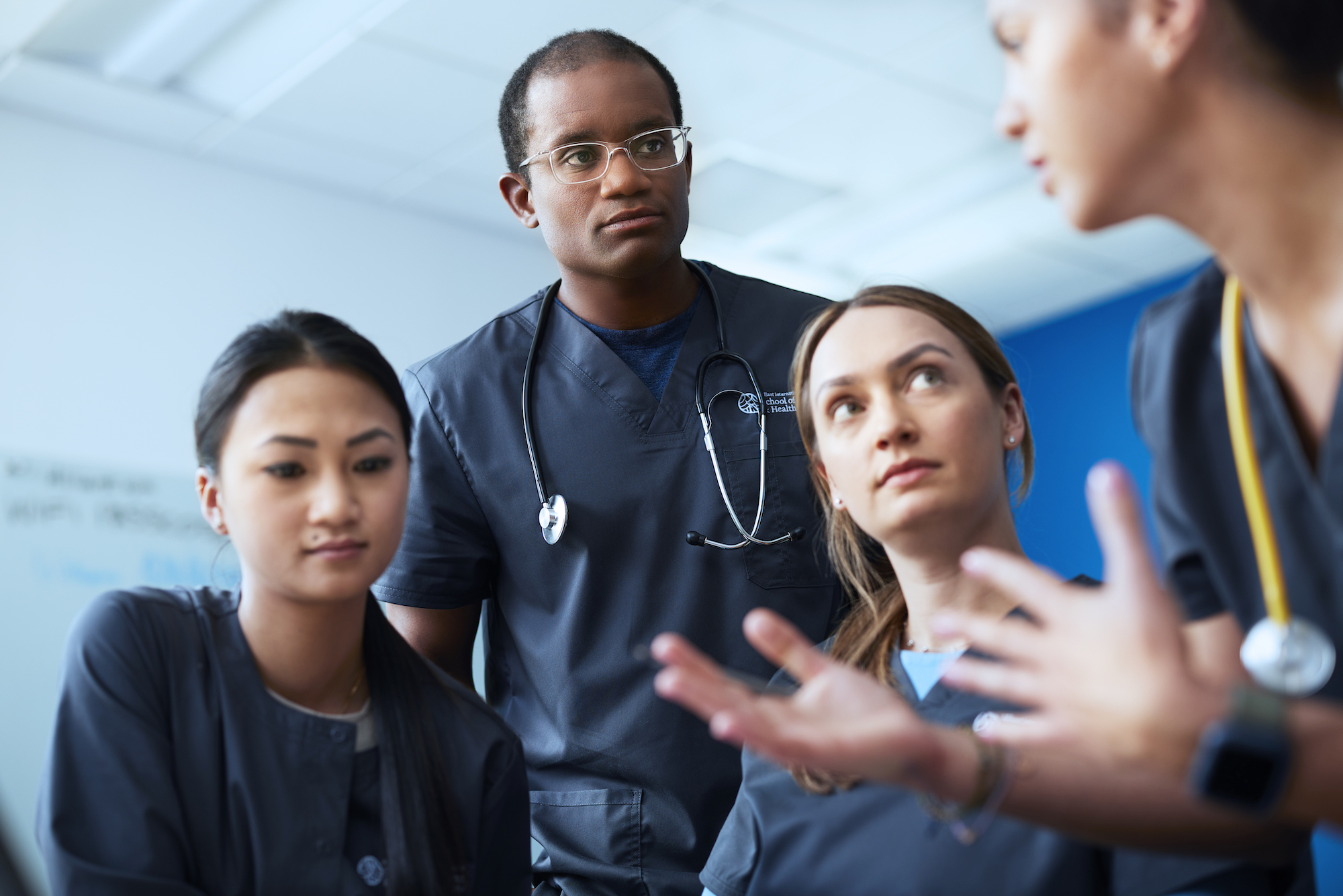 Alliant Nursing Students Chatting with each other