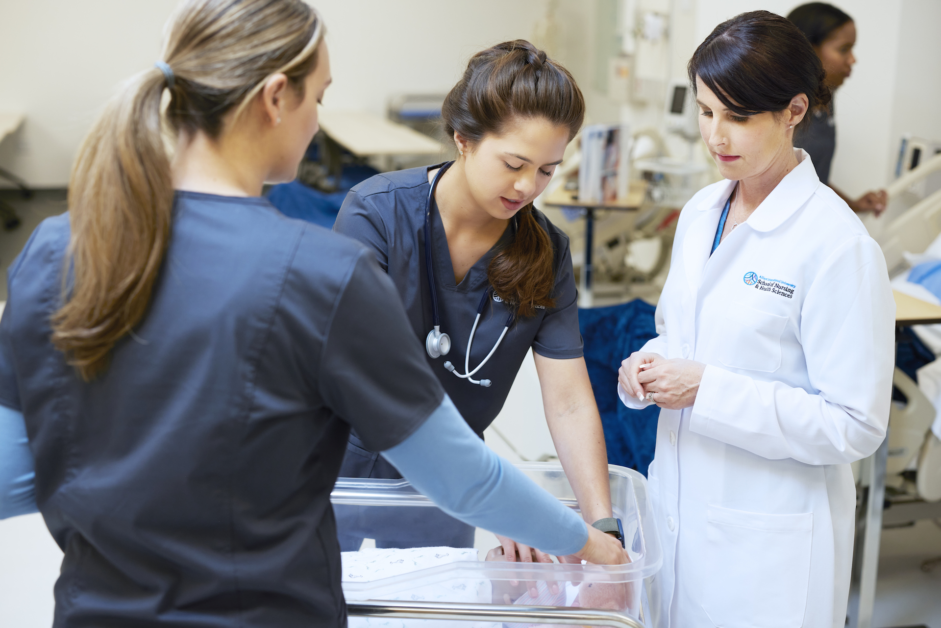 Alliant Nursing Students practicing